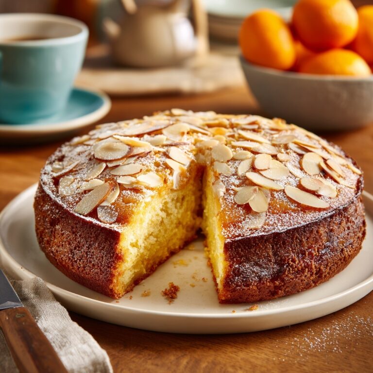 Tangerine Almond Date Cake with Cardamom Syrup Recipe