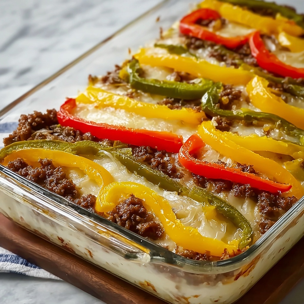 Southern Five Layer Beef Casserole Recipe - Recipe Image