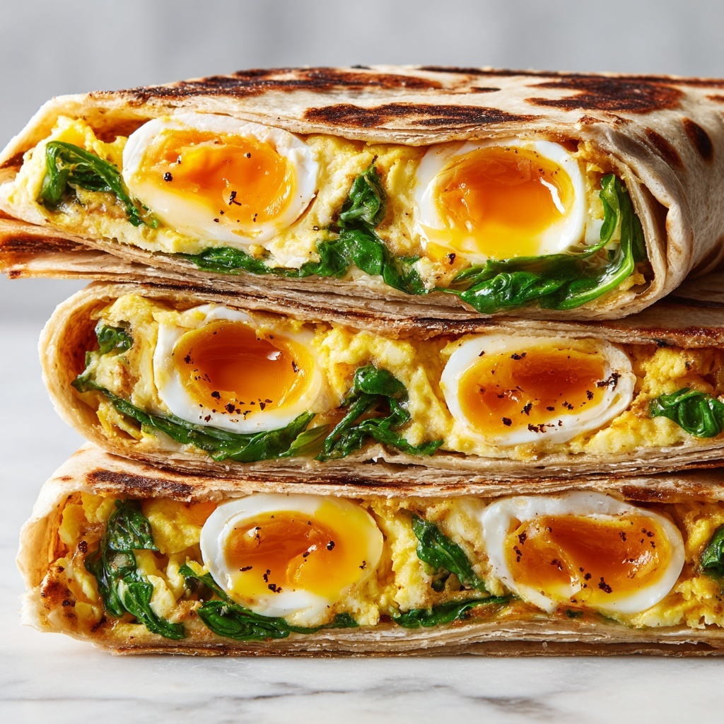 Halloumi Egg Breakfast Wrap Recipe - Recipe Image
