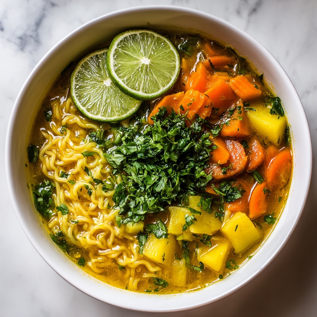 Curry Coconut Noodle Soup Recipe - Recipe Image