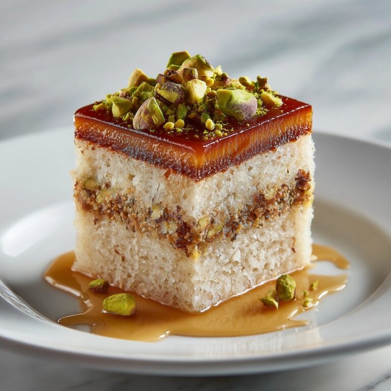 Turkish Revani (Semolina Cake with Syrup) Recipe