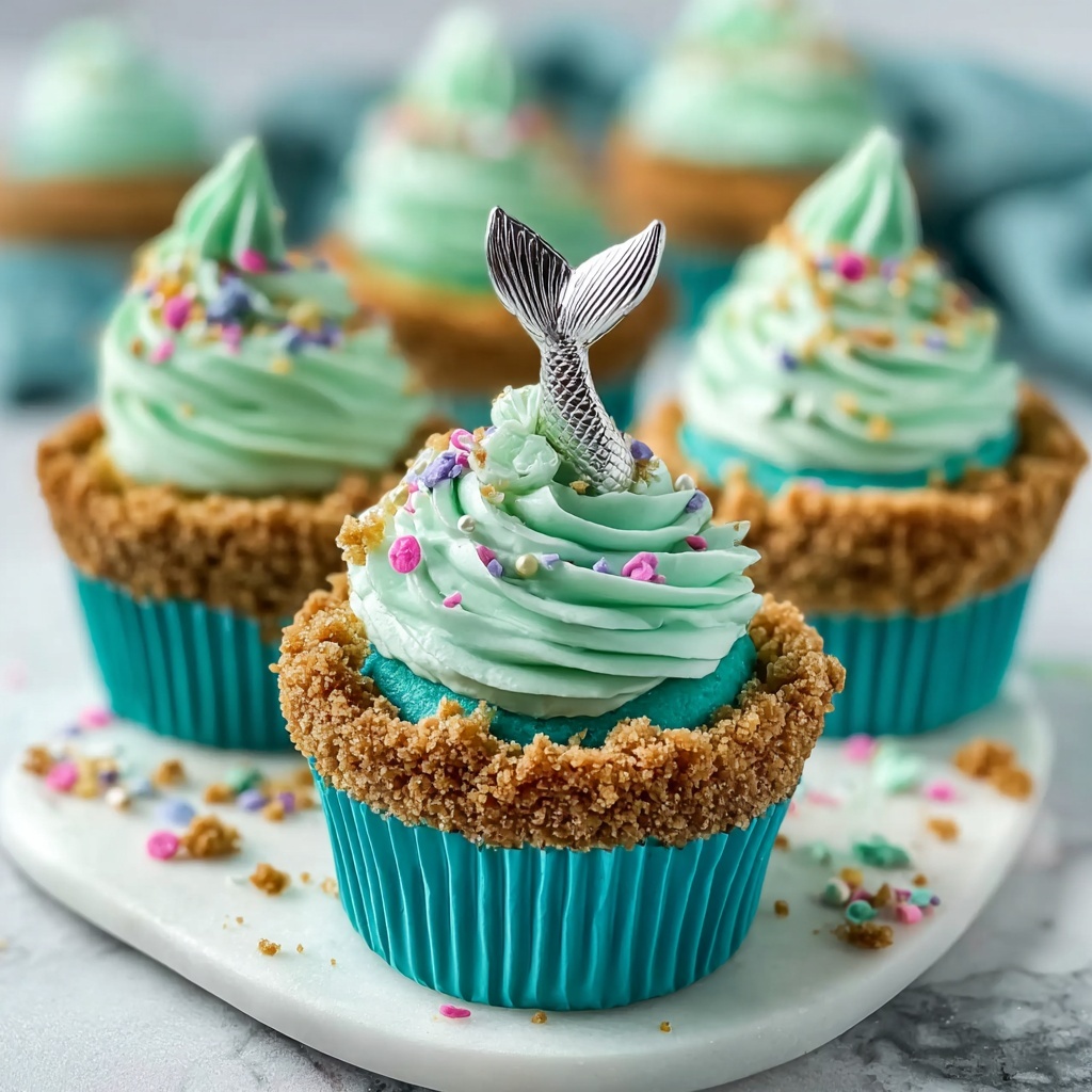 Mermaid Tail Cheesecake Cups Recipe - Recipe Image