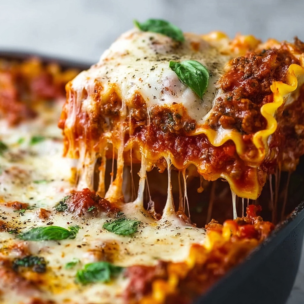 Skillet Lasagna Recipe - Recipe Image