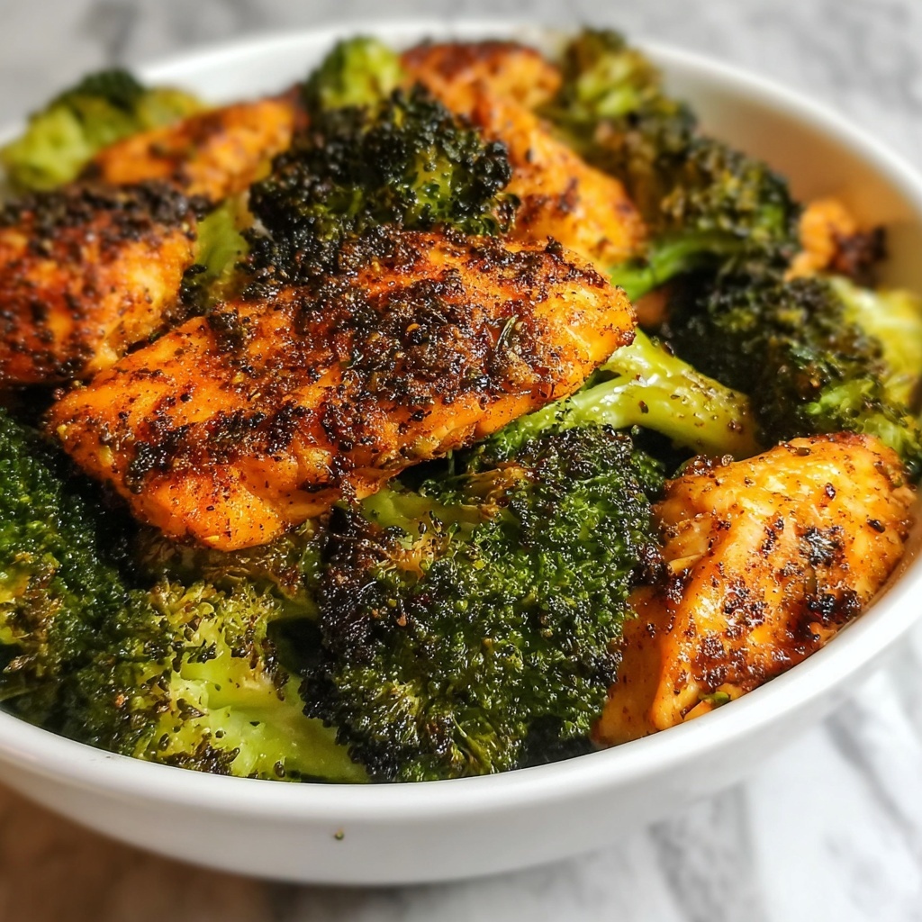Air Fryer Chicken and Broccoli Recipe - Recipe Image