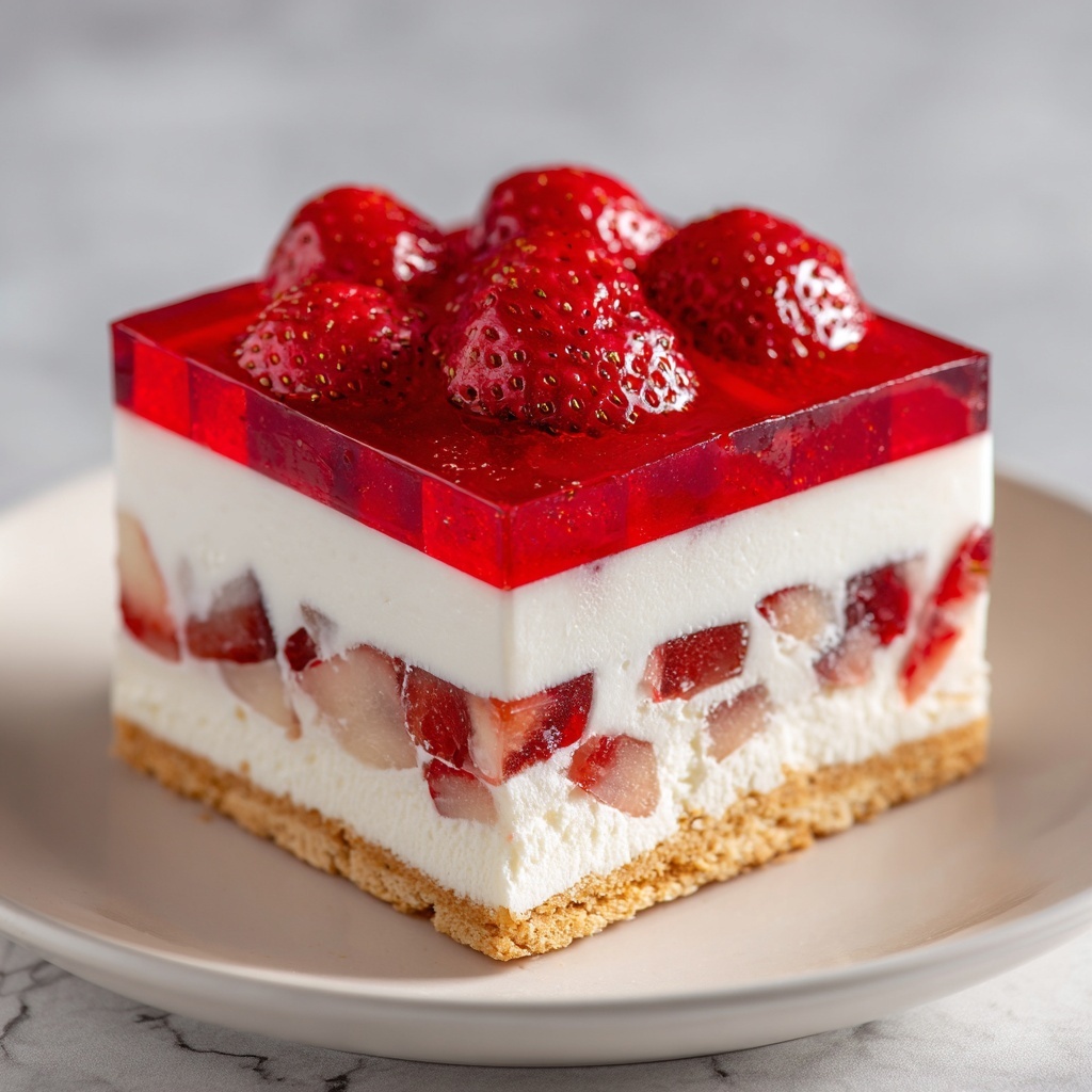 Strawberry Eclair Cake : Irresistible No-Bake Dessert Recipe - Recipe Image