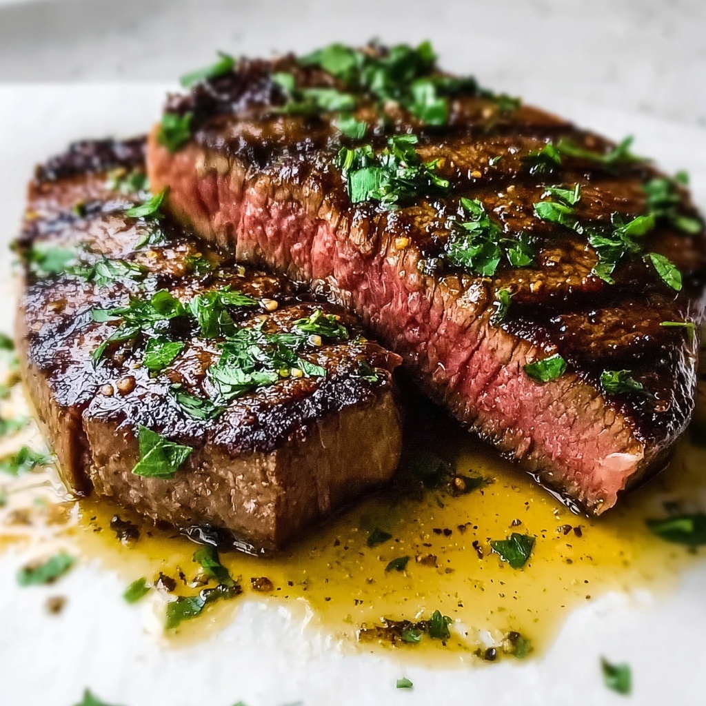 Garlic Butter Steak Recipe - Recipe Image