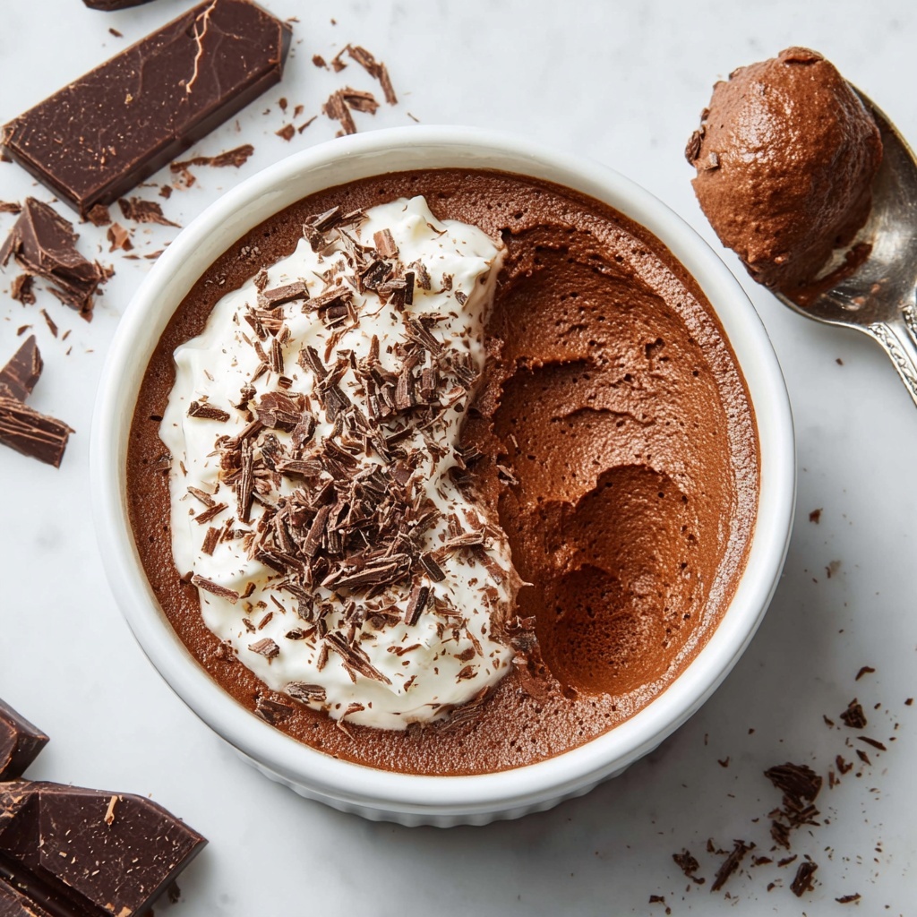 Vegan Chocolate Mousse (Mousse Au Chocolat) Recipe - Recipe Image