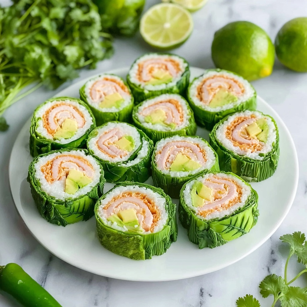 Cucumber Tuna Avocado Salad Rolls Recipe - Recipe Image