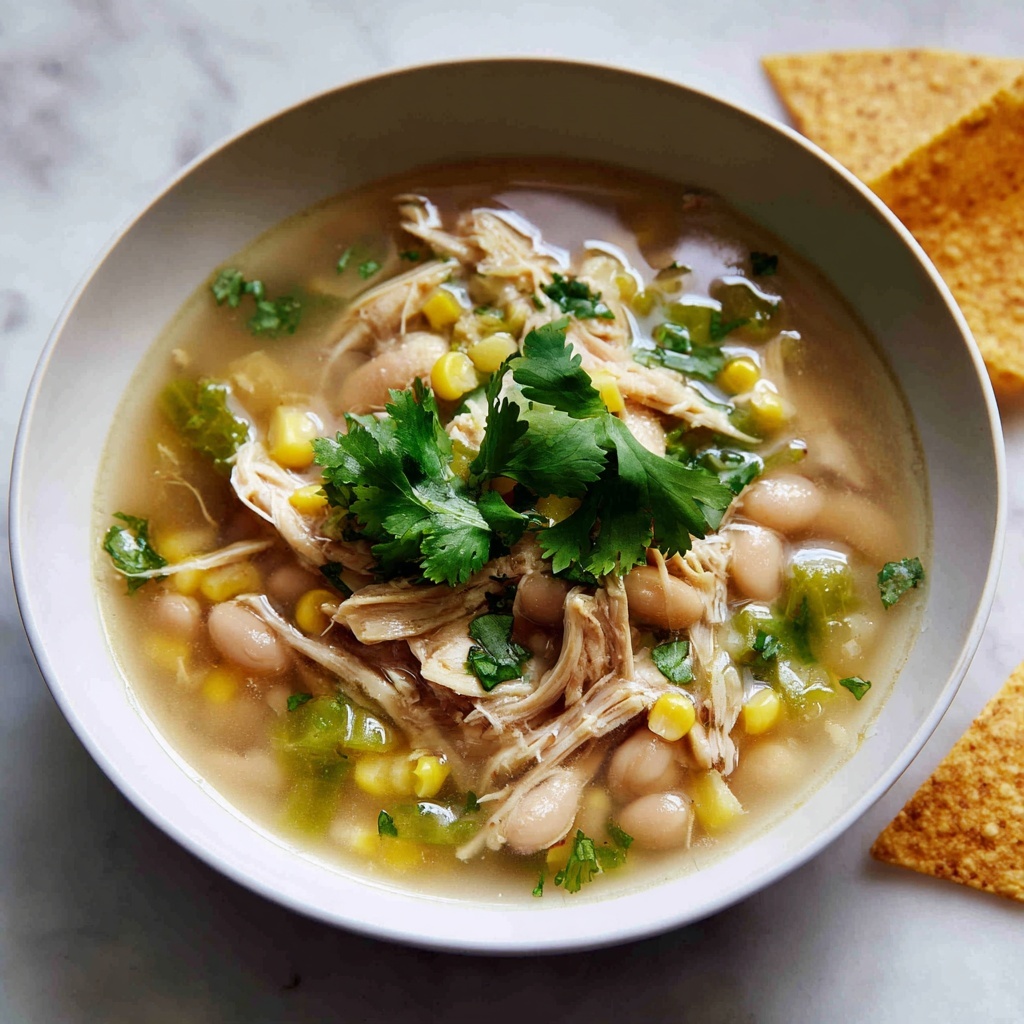 White Chicken Chili with Cream Cheese: 5 Cozy Comforts Recipe - Recipe Image