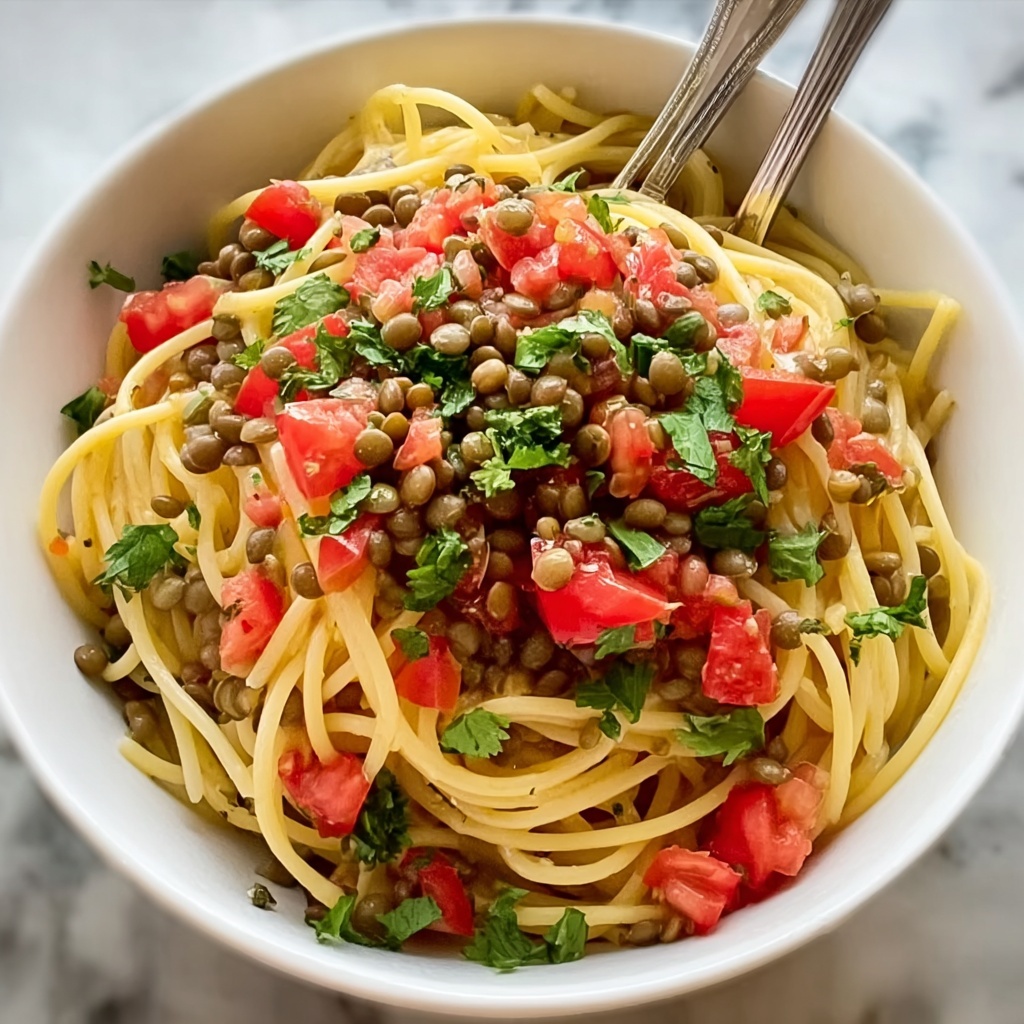 Tomato Lentil Pasta: 5 Savory Steps to Pure Comfort Recipe - Recipe Image