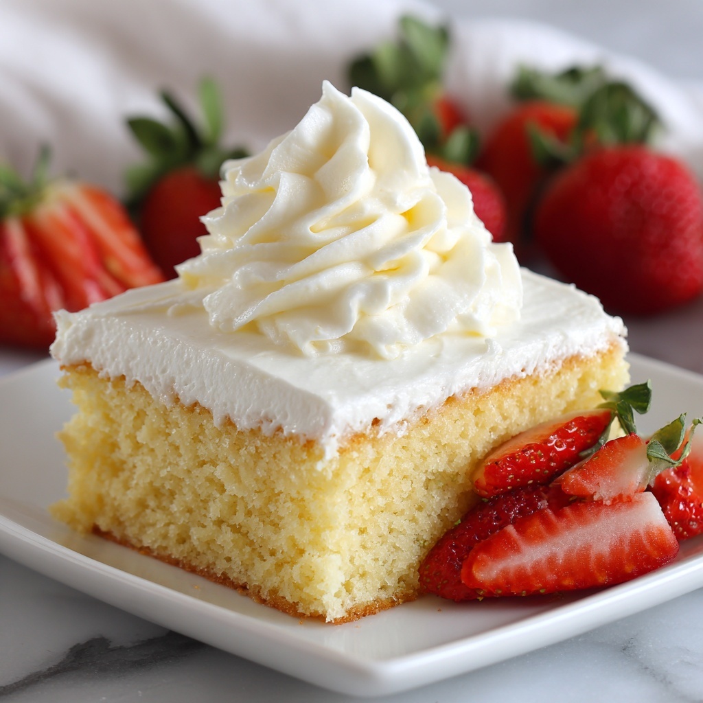 Semi-Homemade Tres Leches Cake Recipe - Recipe Image