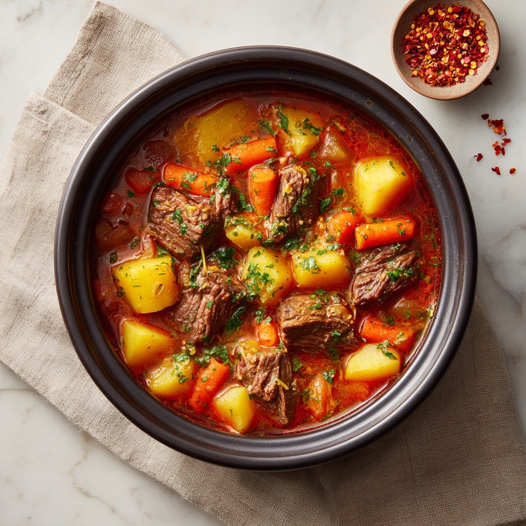 Classic Slow Cooker Beef Stew with Vegetables Recipe - Recipe Image