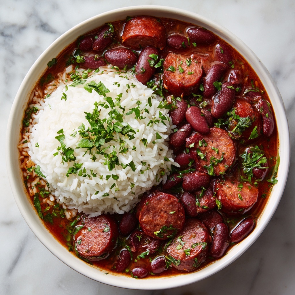 Authentic Red Beans and Rice: A Hearty Comfort Dish Recipe - Recipe Image