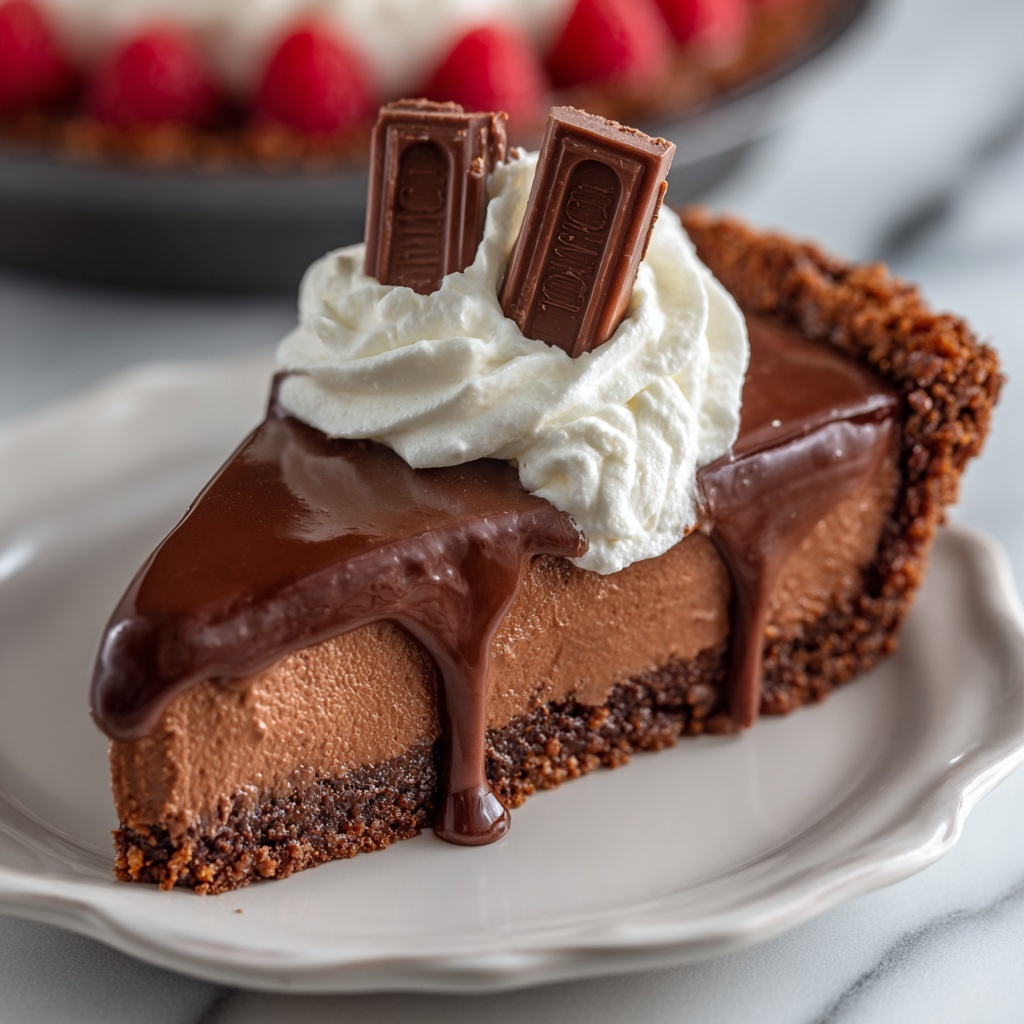 Keto Chocolate Pie Recipe - Recipe Image