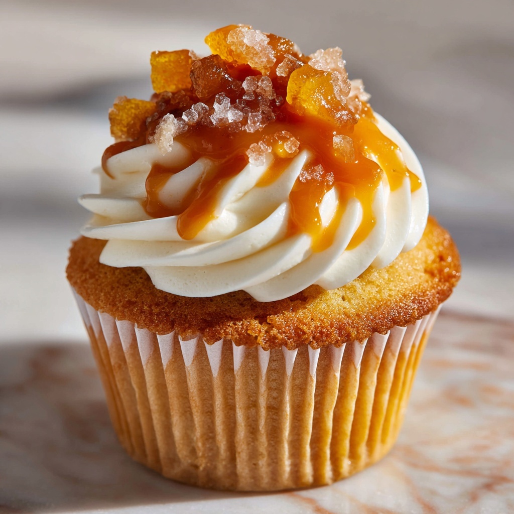Honey Peach Cream Cheese Cupcakes Recipe - Recipe Image