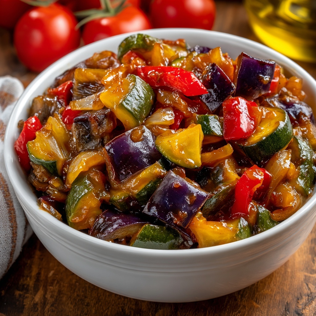 Slow Cooker Ratatouille: A Delicious Vegetable Stew Recipe - Recipe Image