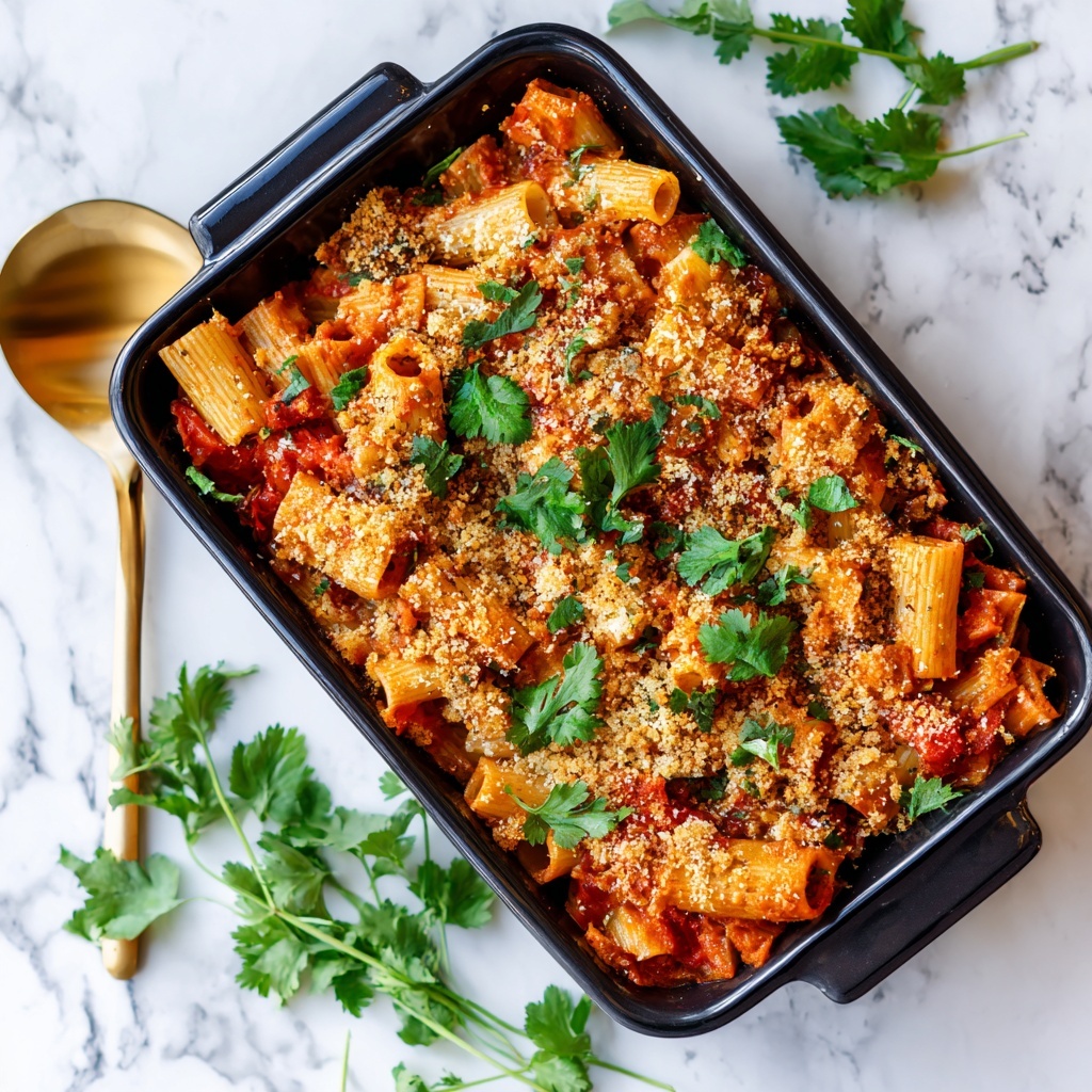 Cheesy Baked Mostaccioli Recipe - Recipe Image