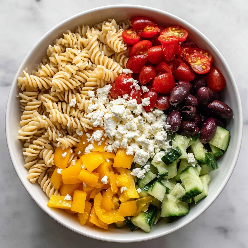 Vegetarian Italian Pasta Salad Recipe - Recipe Image