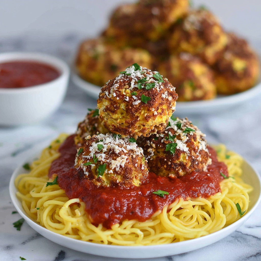 Chicken Parmesan Stuffed Meatballs Recipe - Recipe Image