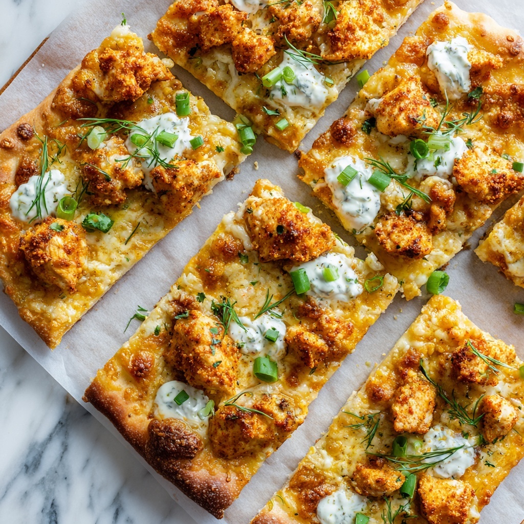 Buffalo Chicken Flatbread Recipe - Recipe Image