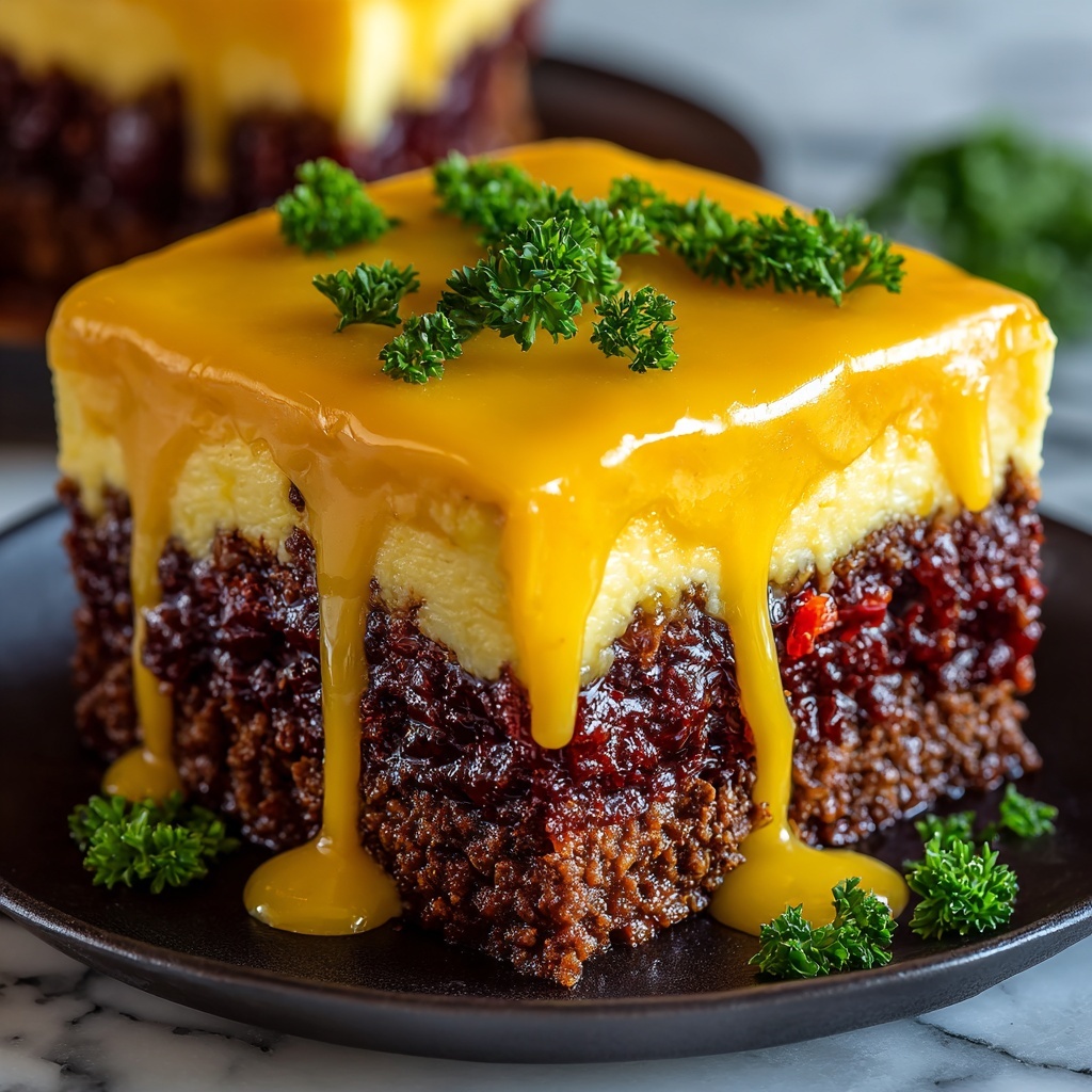 Ultimate Cheesy Loaded Meatloaf Casserole for Comfort Nights Recipe - Recipe Image