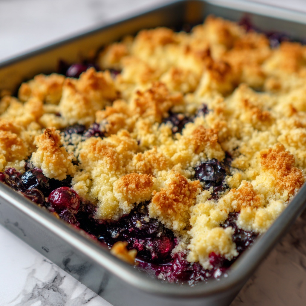 Blueberry Buttermilk Breakfast Cake Recipe - Recipe Image