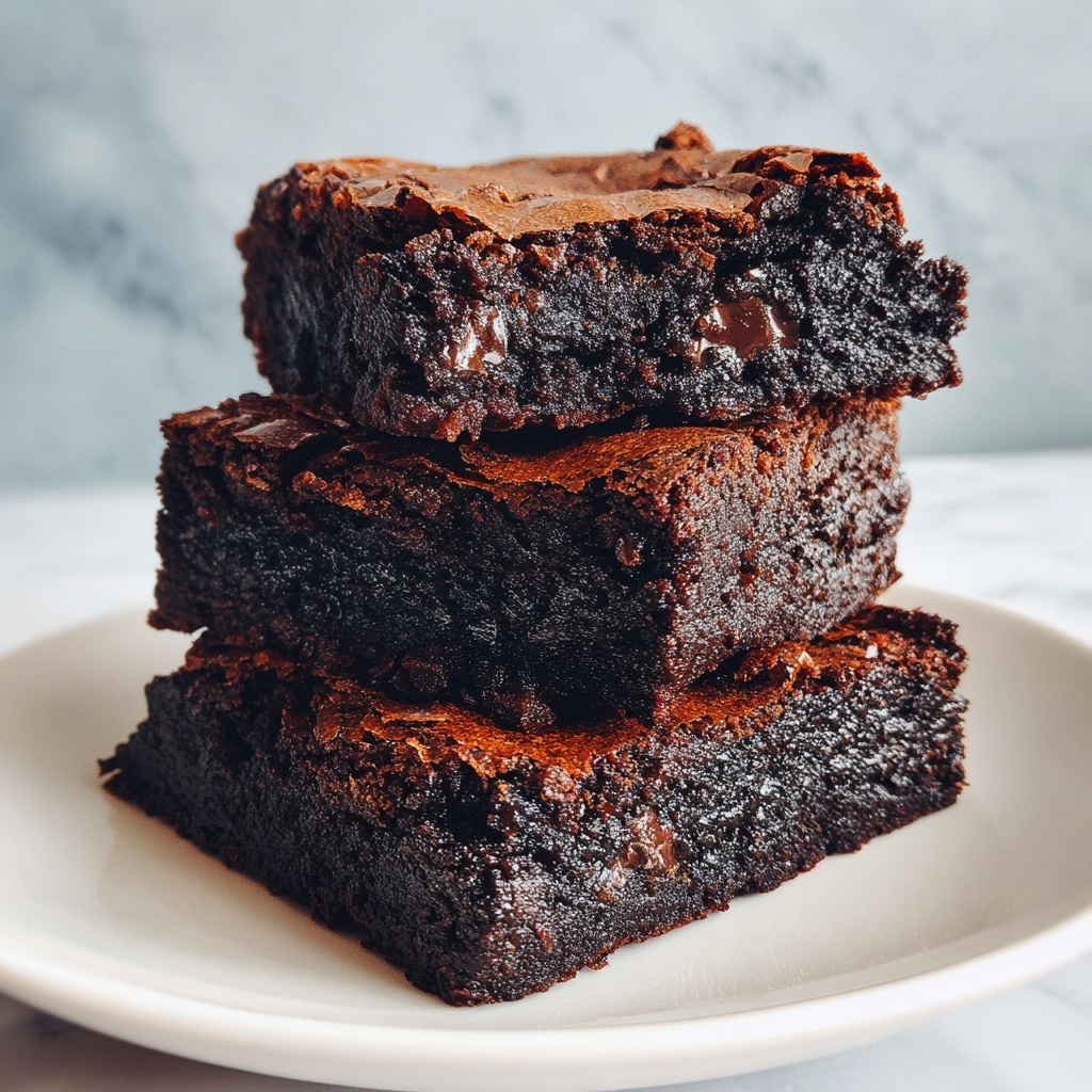 Easy Zero-Sugar Brownies with Greek Yogurt Recipe - Recipe Image