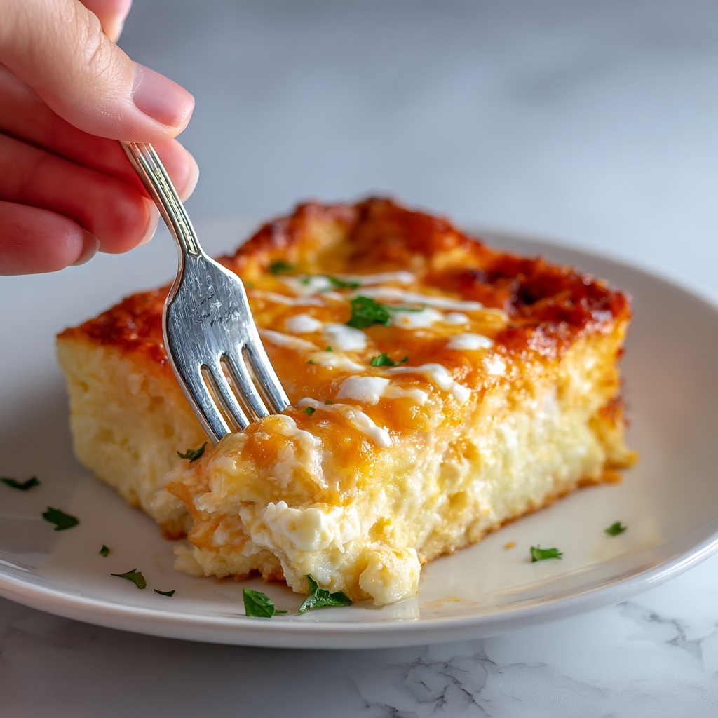 Cheesy Buffalo Chicken Lasagna with Ranch Drizzle Recipe - Recipe Image