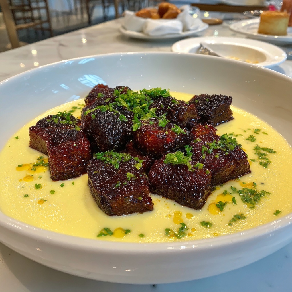 Garlic Butter Steak Bites with Parmesan Cream Sauce Recipe - Recipe Image