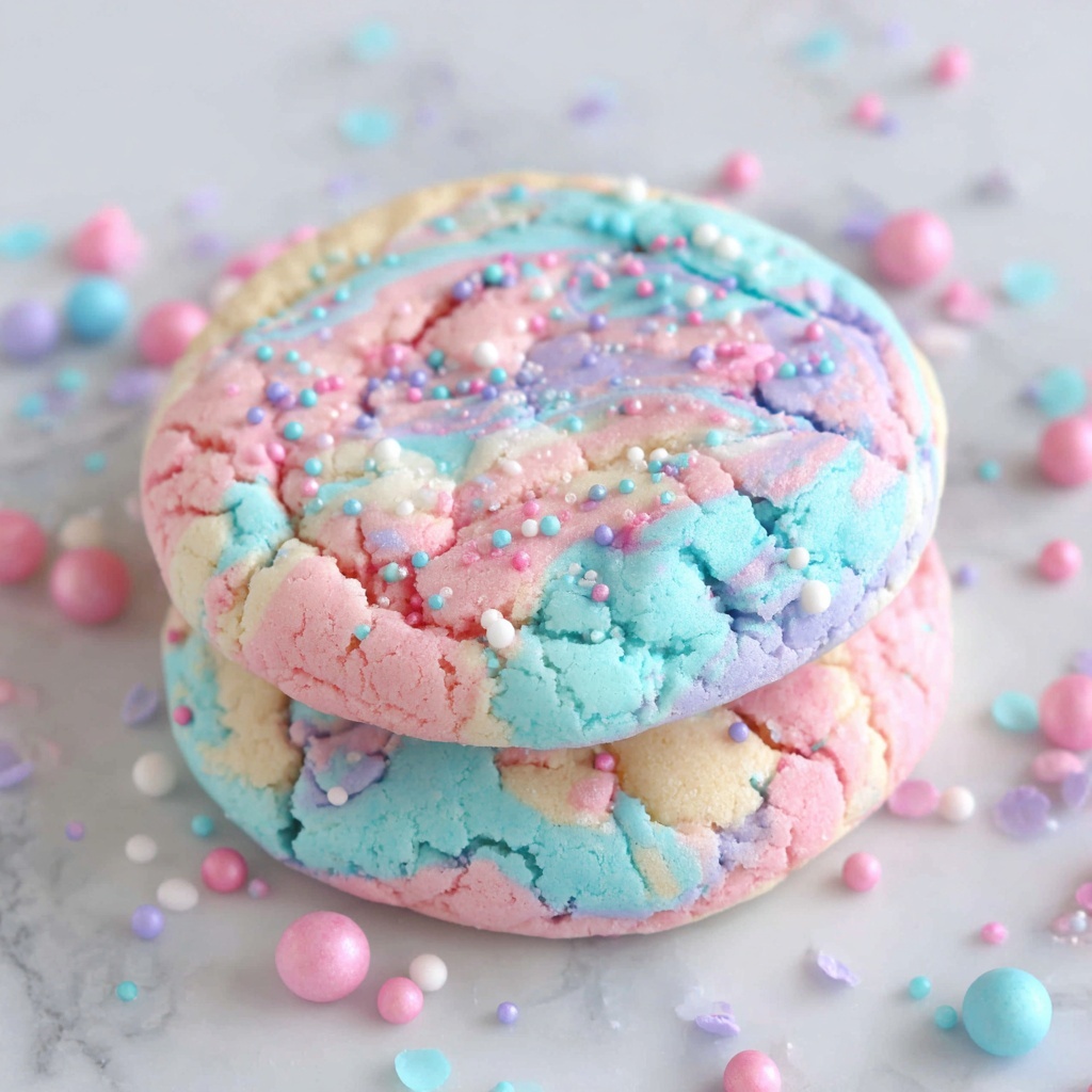 Cotton Candy Cookies Recipe - Recipe Image