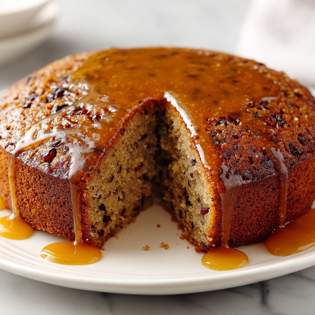 Date Honey Cake with Lemon Glaze Recipe - Recipe Image