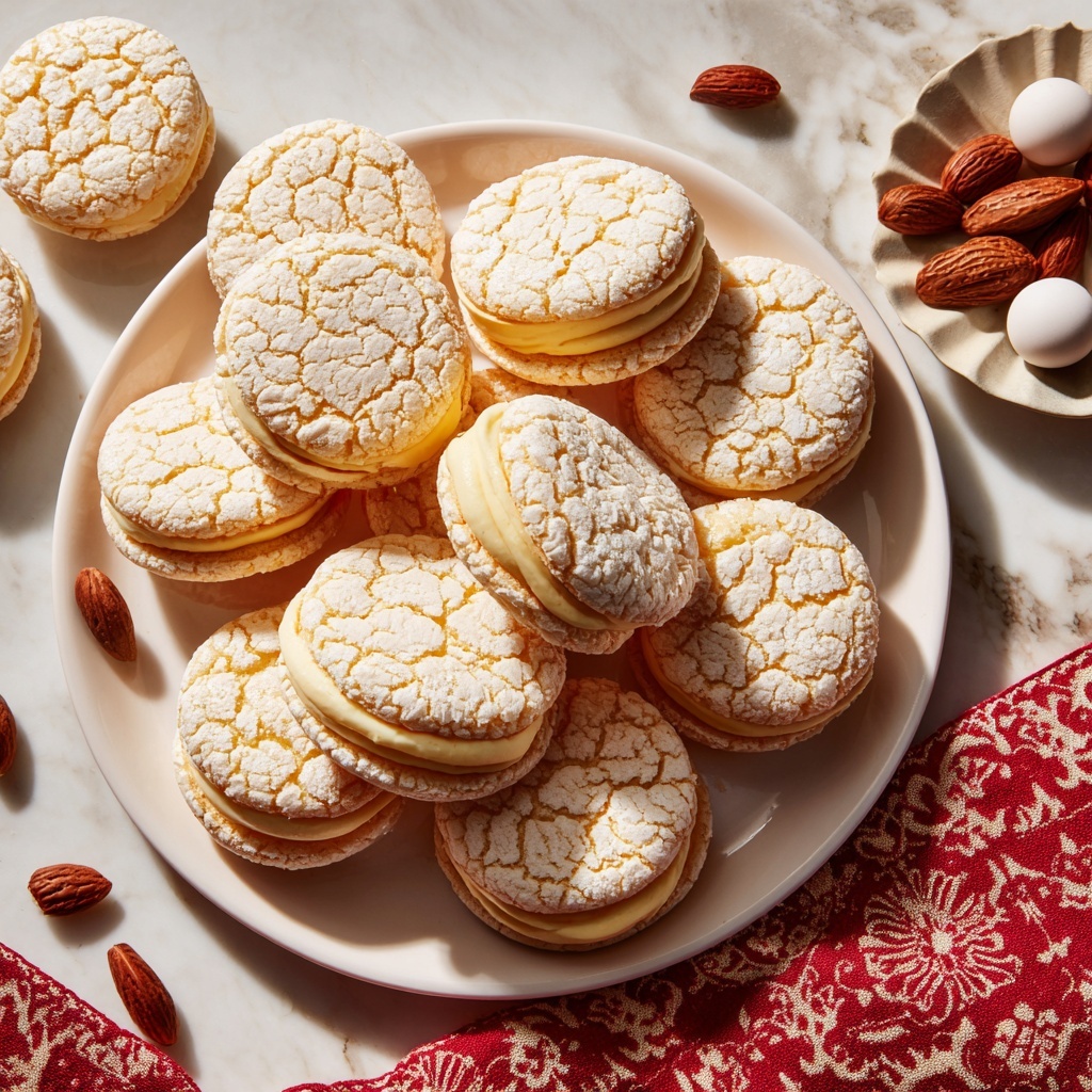 Irresistibly Crunchy Salted Egg Yolk Cookies Recipe - Recipe Image
