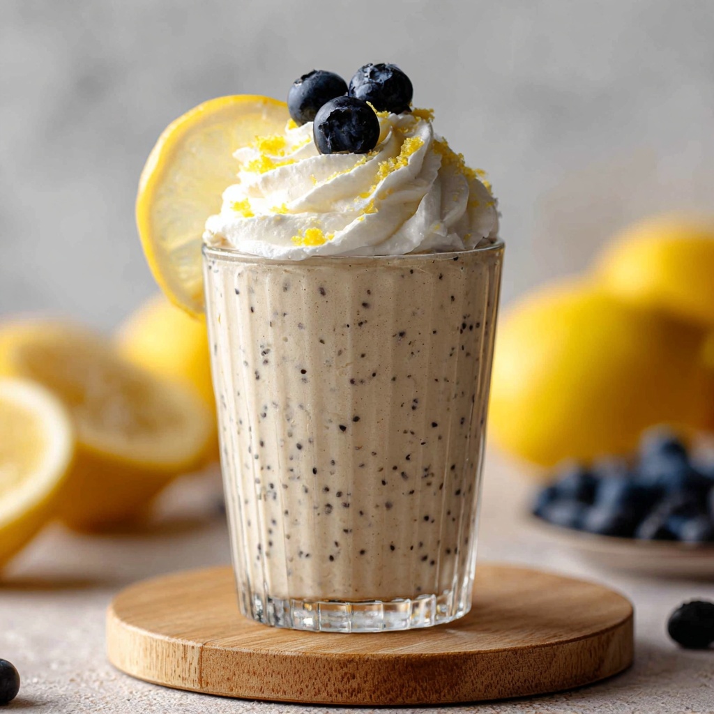 Vegan Lemon Poppy Seed Overnight Oats Recipe - Recipe Image