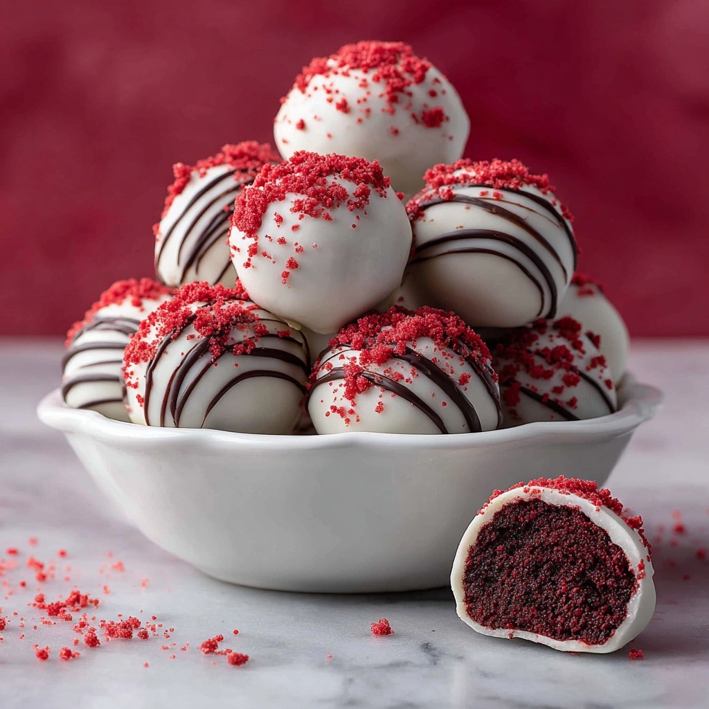 Red Velvet Cake Balls Recipe - Recipe Image