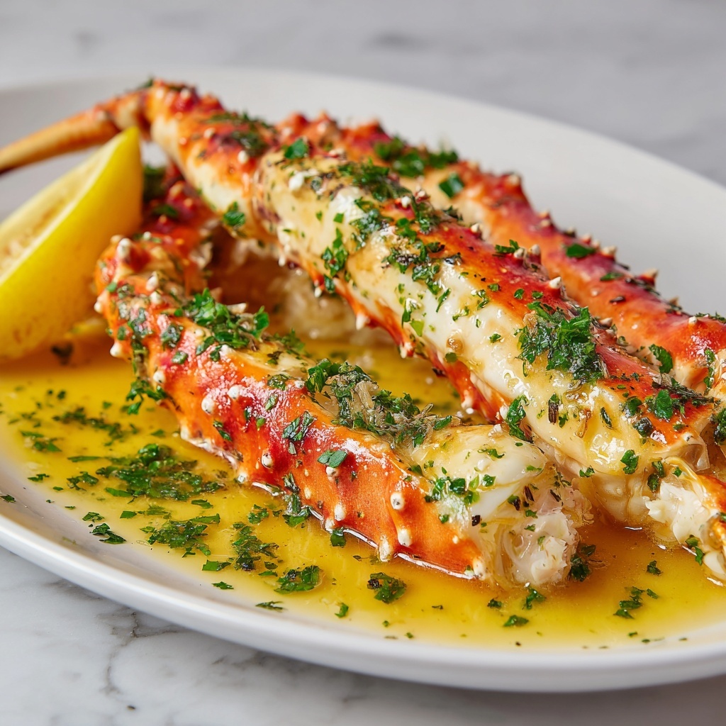 Baked Crab Legs in Butter Sauce: A Delicious Delight Recipe - Recipe Image