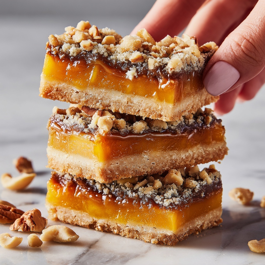 Apricot Coconut Pecan Bars Recipe - Recipe Image