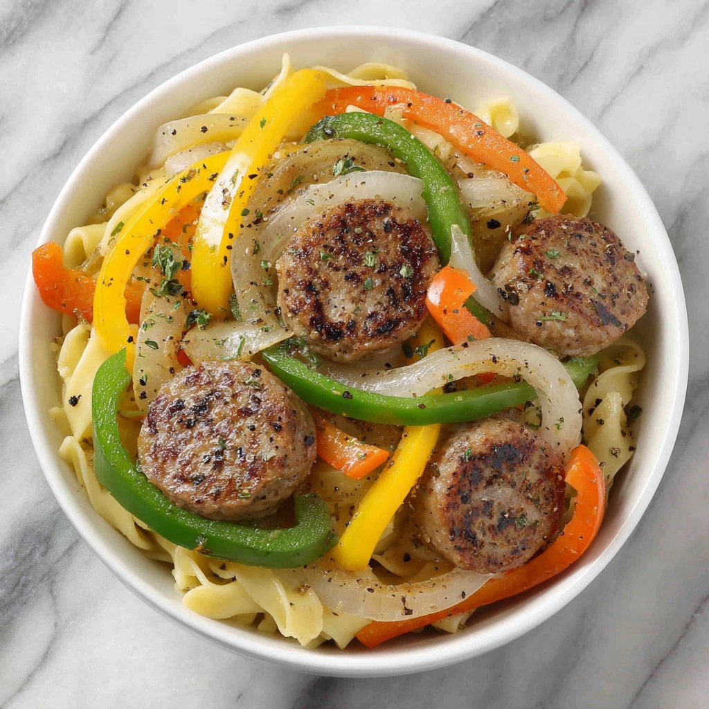 Creamy Sausage Skillet: 5 Steps to Comforting Bliss Recipe - Recipe Image