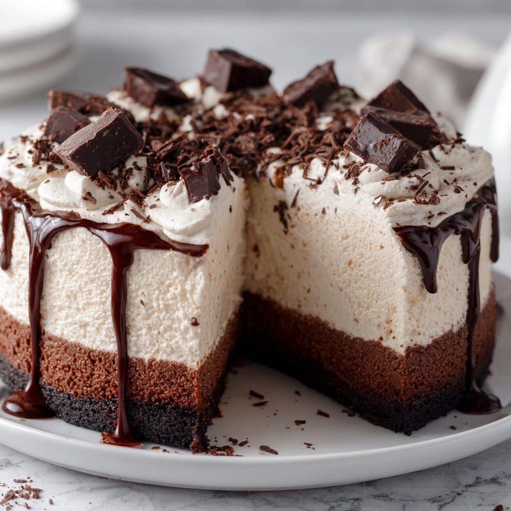 Brownie Ice Cream Cake Recipe - Recipe Image
