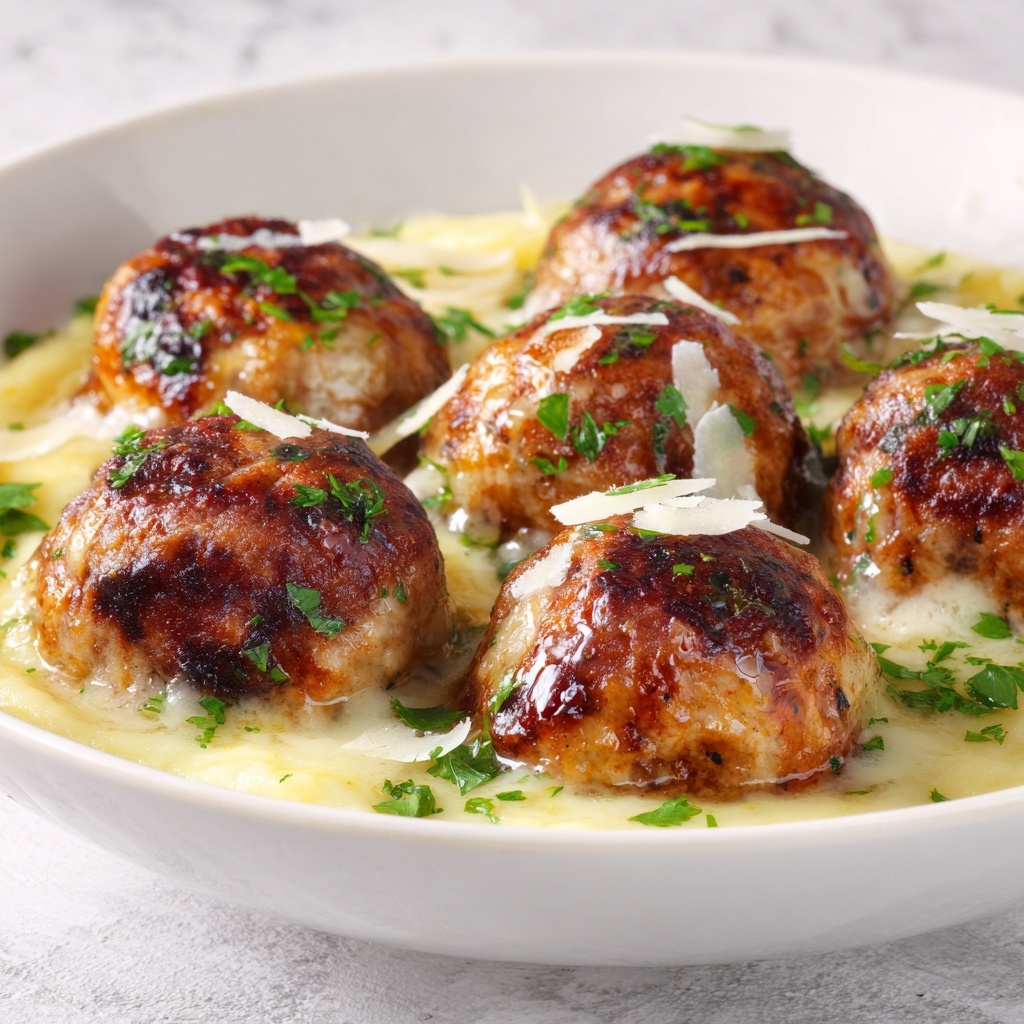Crock Pot French Onion Meatballs Recipe - Recipe Image