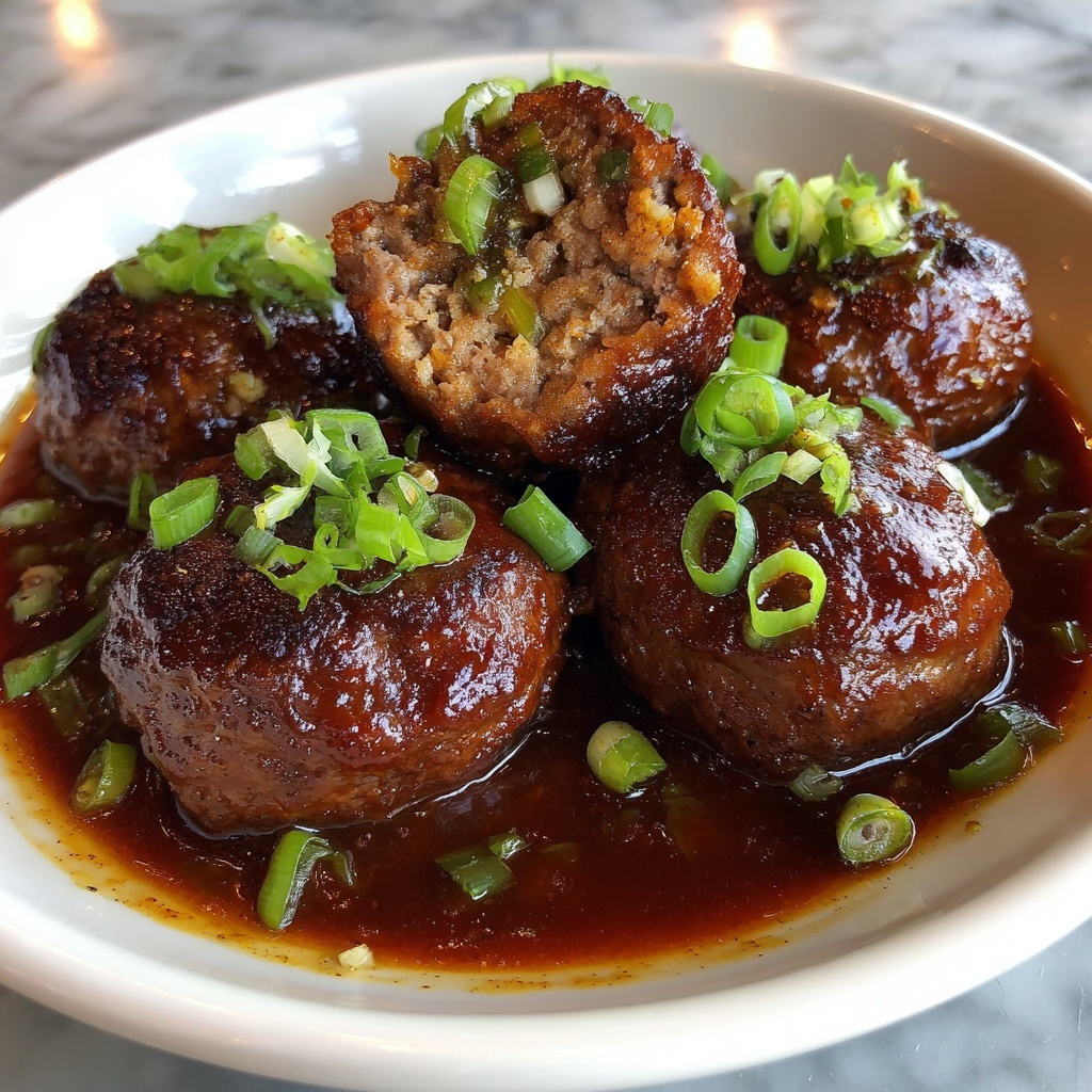 Korean BBQ Meatballs That Will Change Your Dinner Forever Recipe - Recipe Image
