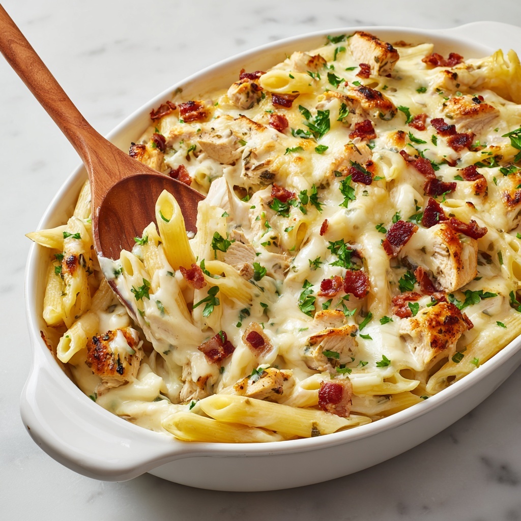 Chicken Ranch Pasta Bake Recipe - Recipe Image