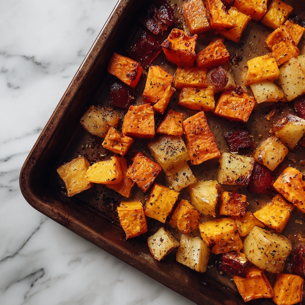 Roasted Apple Cinnamon Sweet Potatoes Recipe - Recipe Image