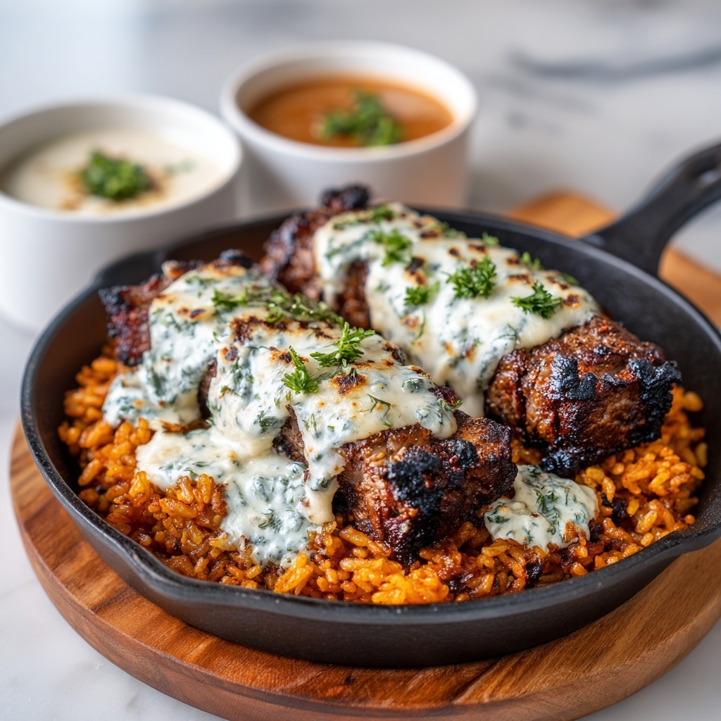 Cheese Steak & Rice Recipe - Recipe Image