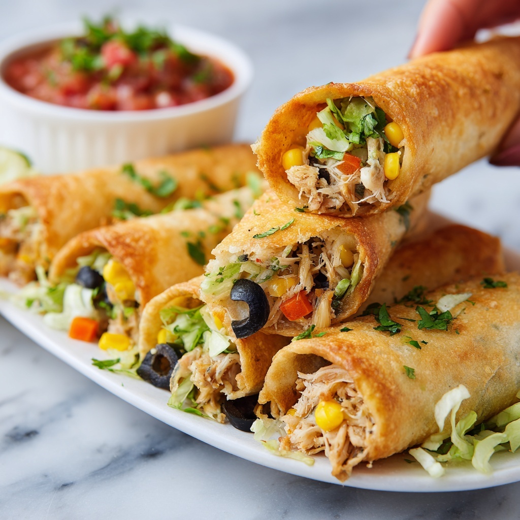 Southwest Chicken Egg Rolls Recipe - Recipe Image