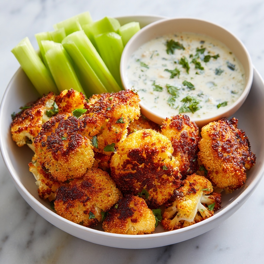 Air Fryer Buffalo Cauliflower Wings Recipe - Recipe Image