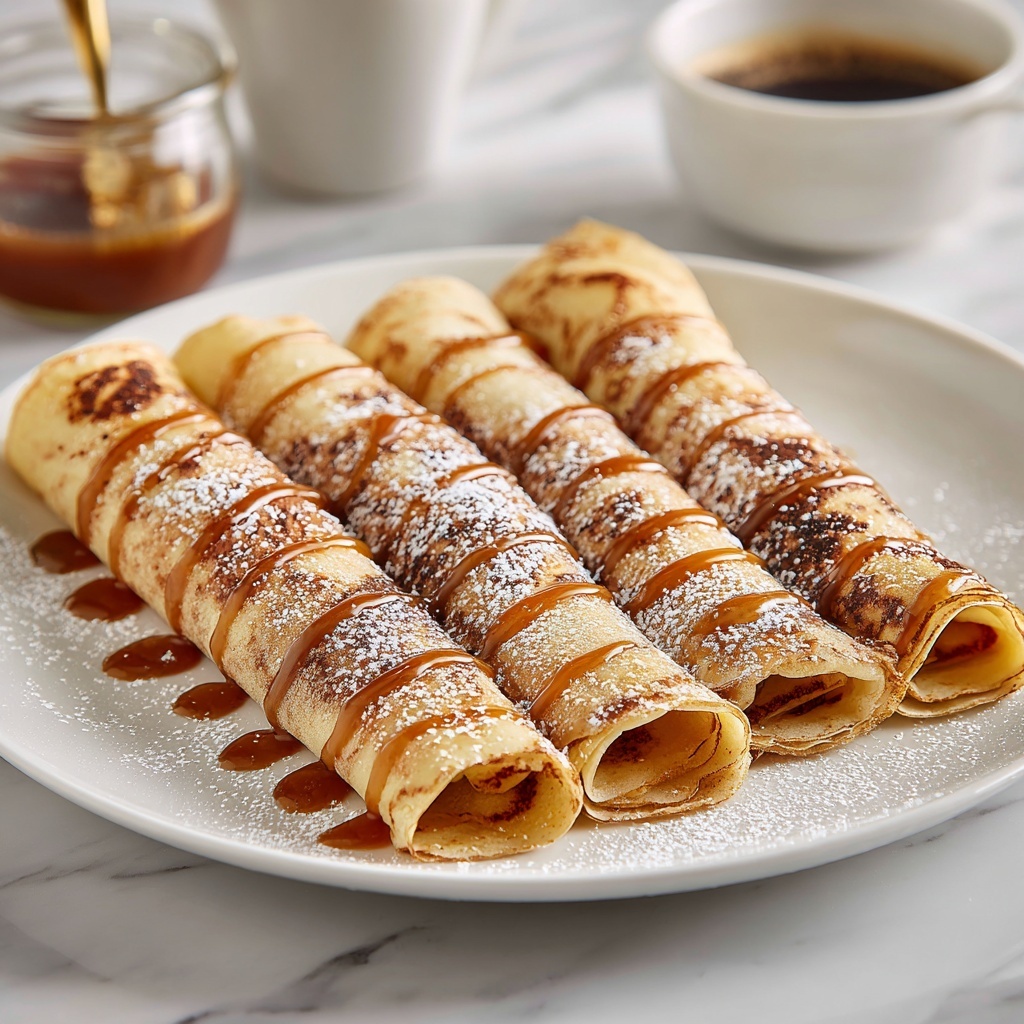 Cinnamon Roll Protein Crepes Recipe - Recipe Image
