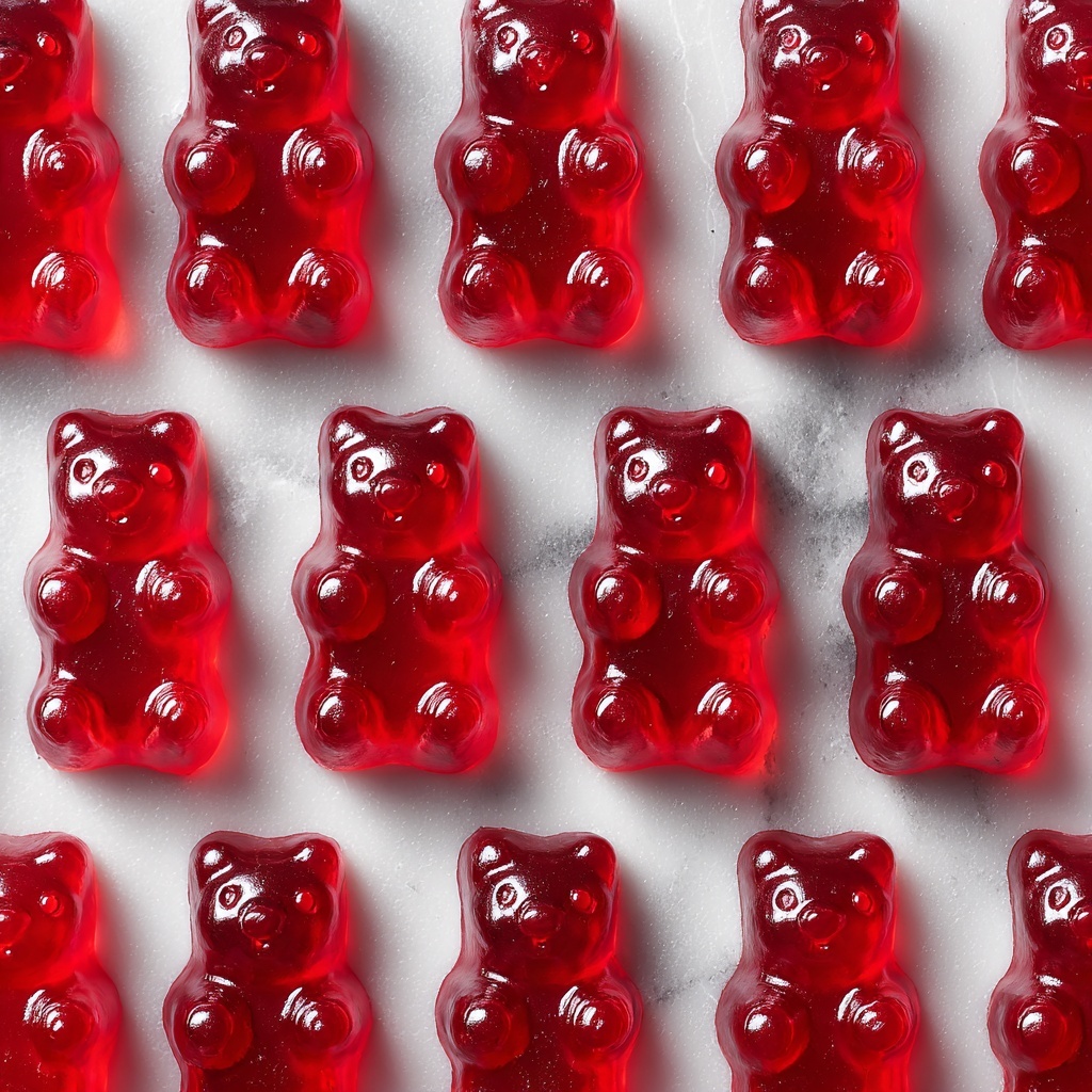 Vegan Strawberry Gummies with Agar-Agard Recipe - Recipe Image