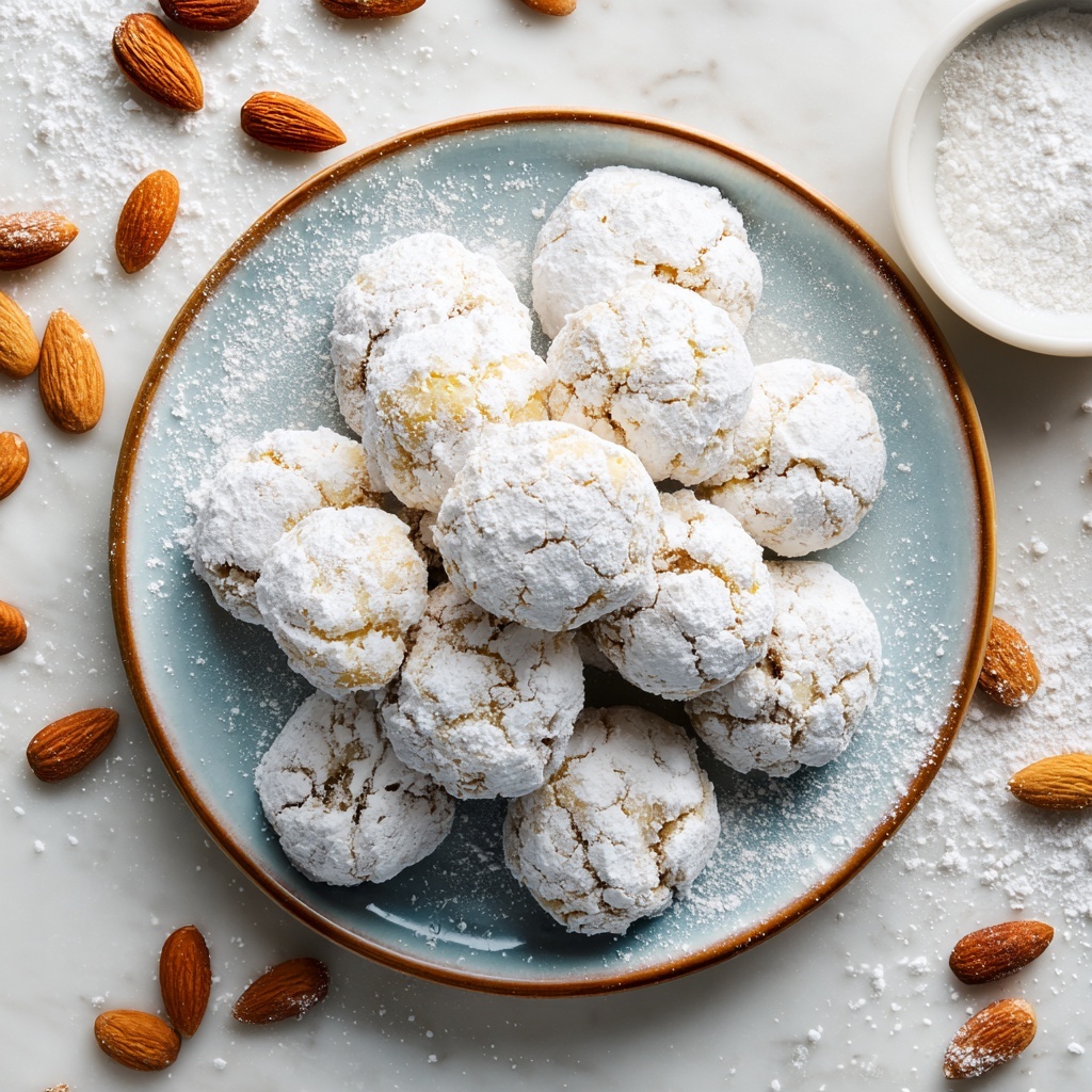 Ricciarelli Italian Almond Cookies Recipe - Recipe Image