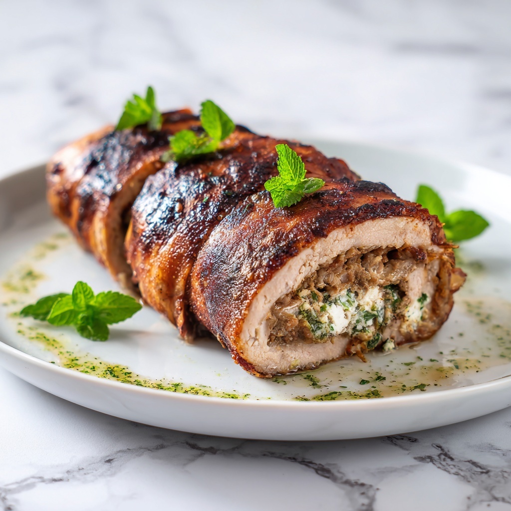 Italian Porchetta Roast with Fennel & Herbs Recipe - Recipe Image