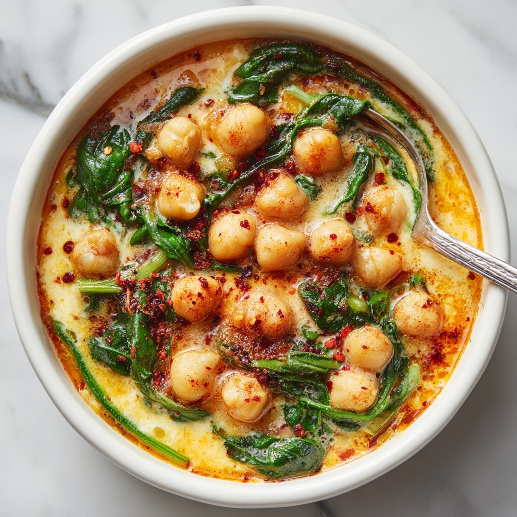 Chickpea & Spinach Curry: 5 Steps to Soul-Warming Delight Recipe - Recipe Image